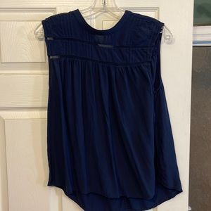 Old navy med blue flowy blouse